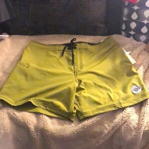 NWT Panama Jack Green Swim Trunks, size 36